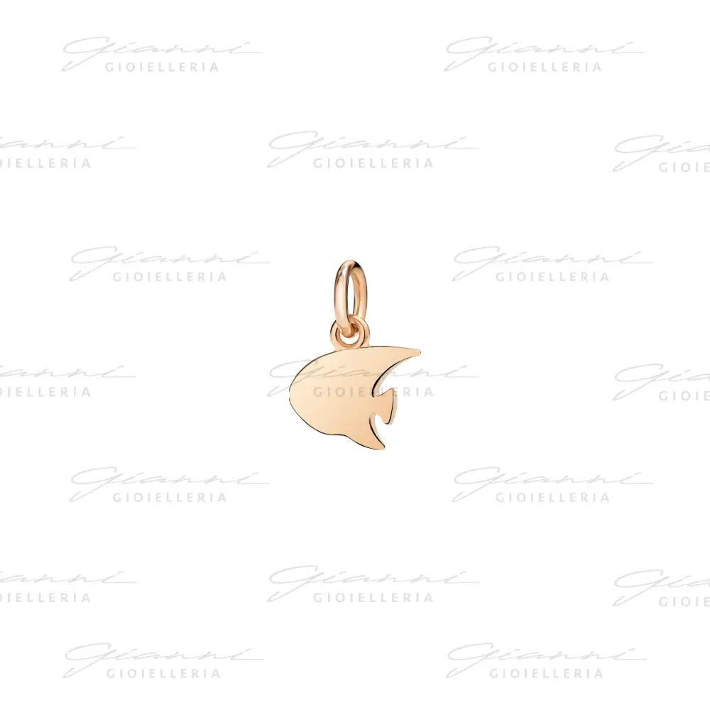 Ciondolo Dodo - Pesce Angelo Oro Rosa Charm