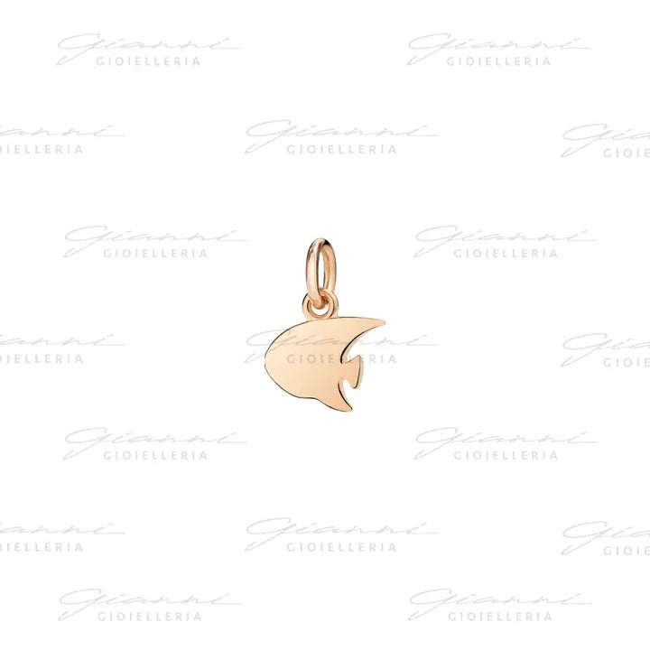 Ciondolo Dodo - Pesce Angelo Oro Rosa Charm