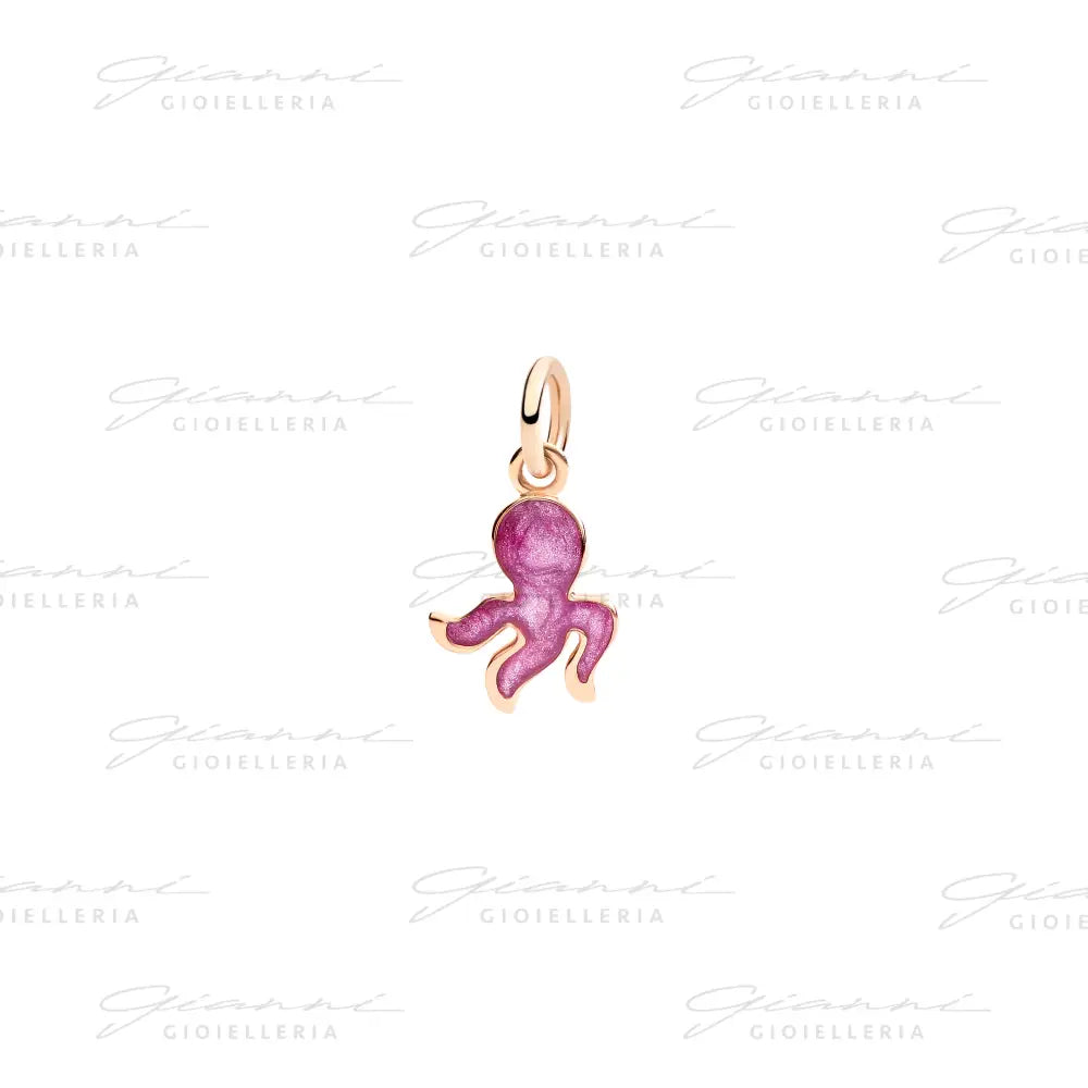 Ciondolo DoDo - Polpo oro rosa & smalto Charm