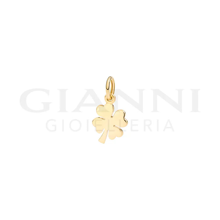 Ciondolo DoDo - Quadrifoglio oro giallo Charm