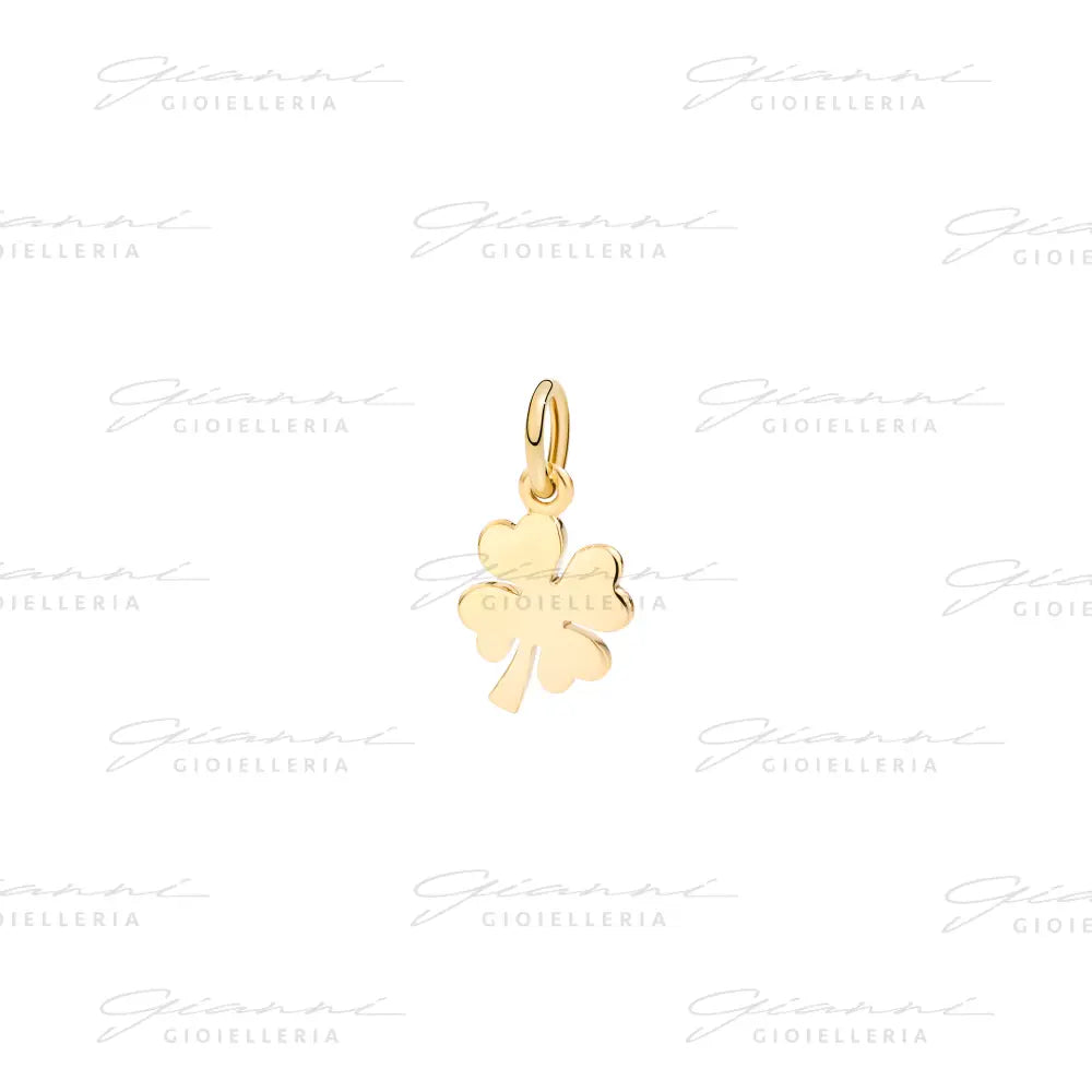 Ciondolo DoDo - Quadrifoglio oro giallo Charm