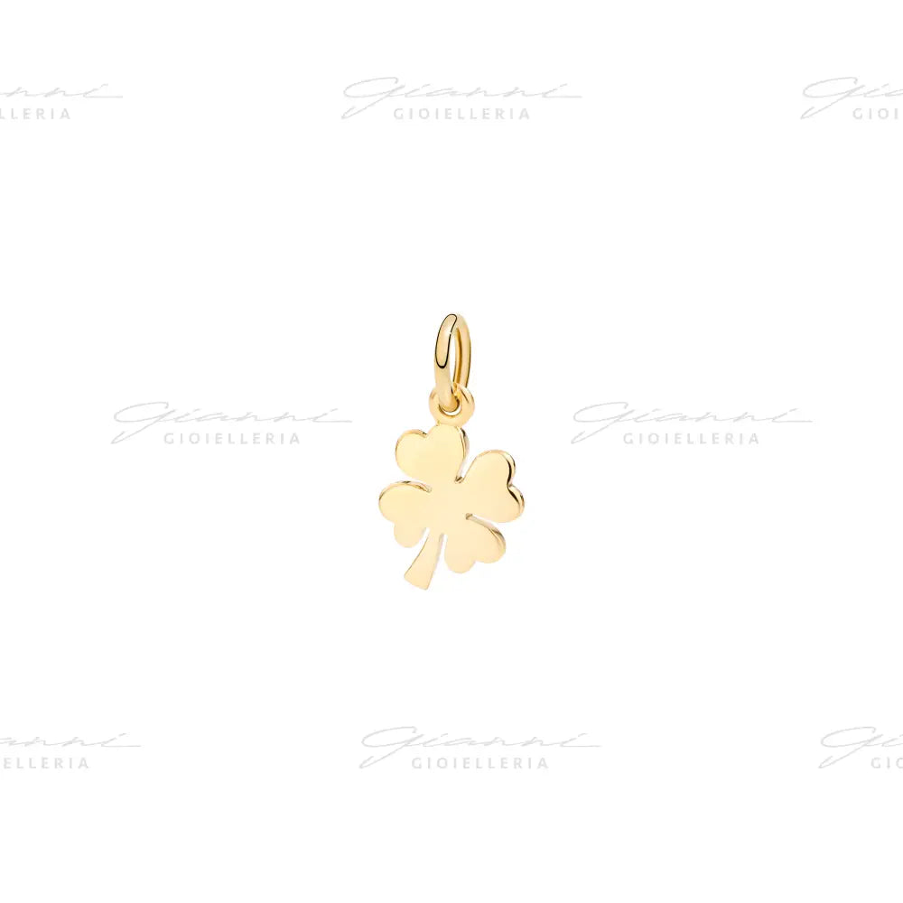 Ciondolo DoDo - Quadrifoglio oro giallo Charm