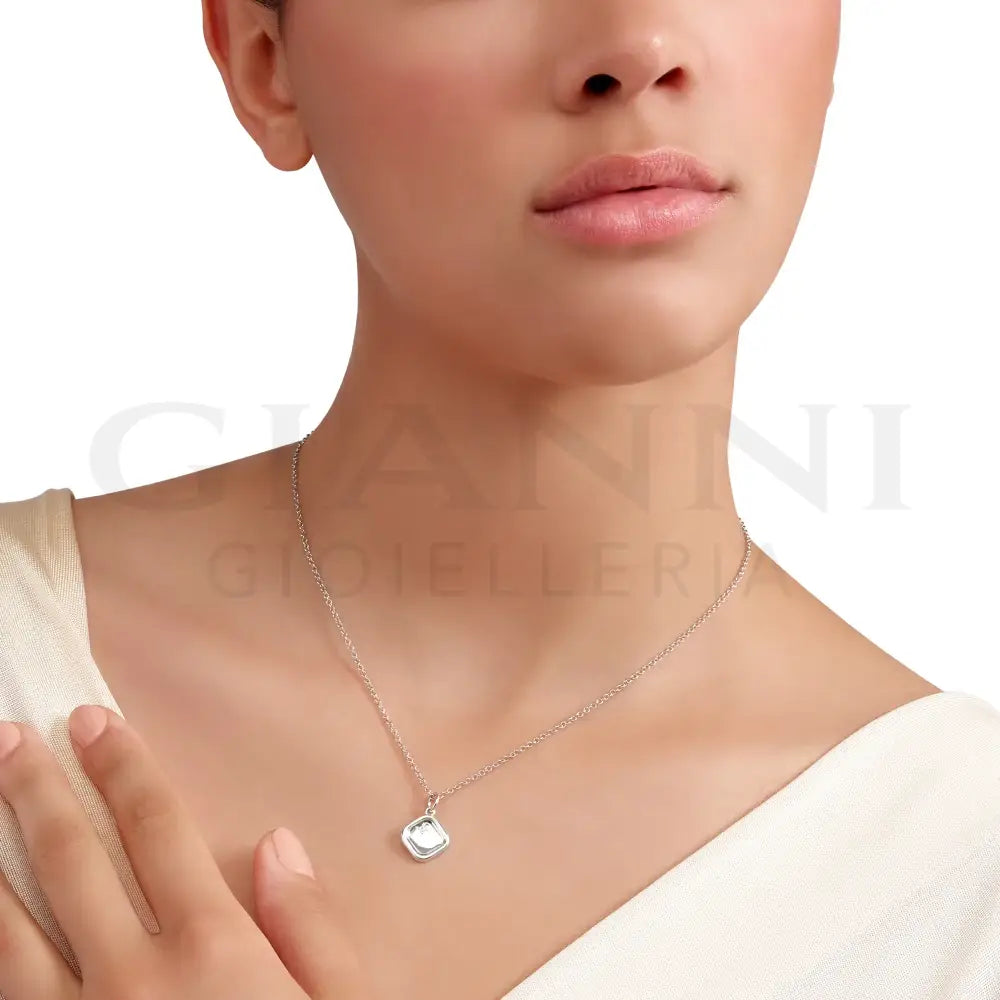 Ciondolo DoDo - Sigillo argento & diamante bianco Charm