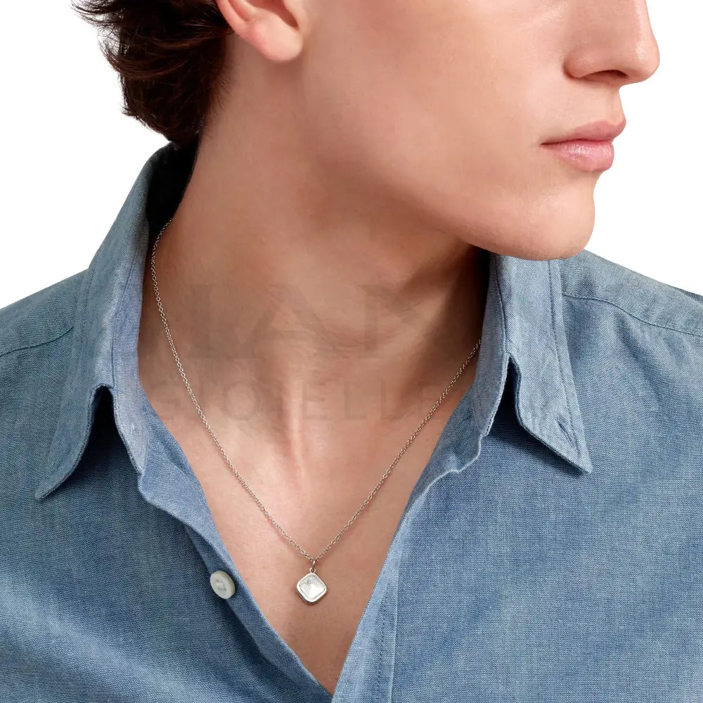 Ciondolo DoDo - Sigillo argento & diamante bianco Charm