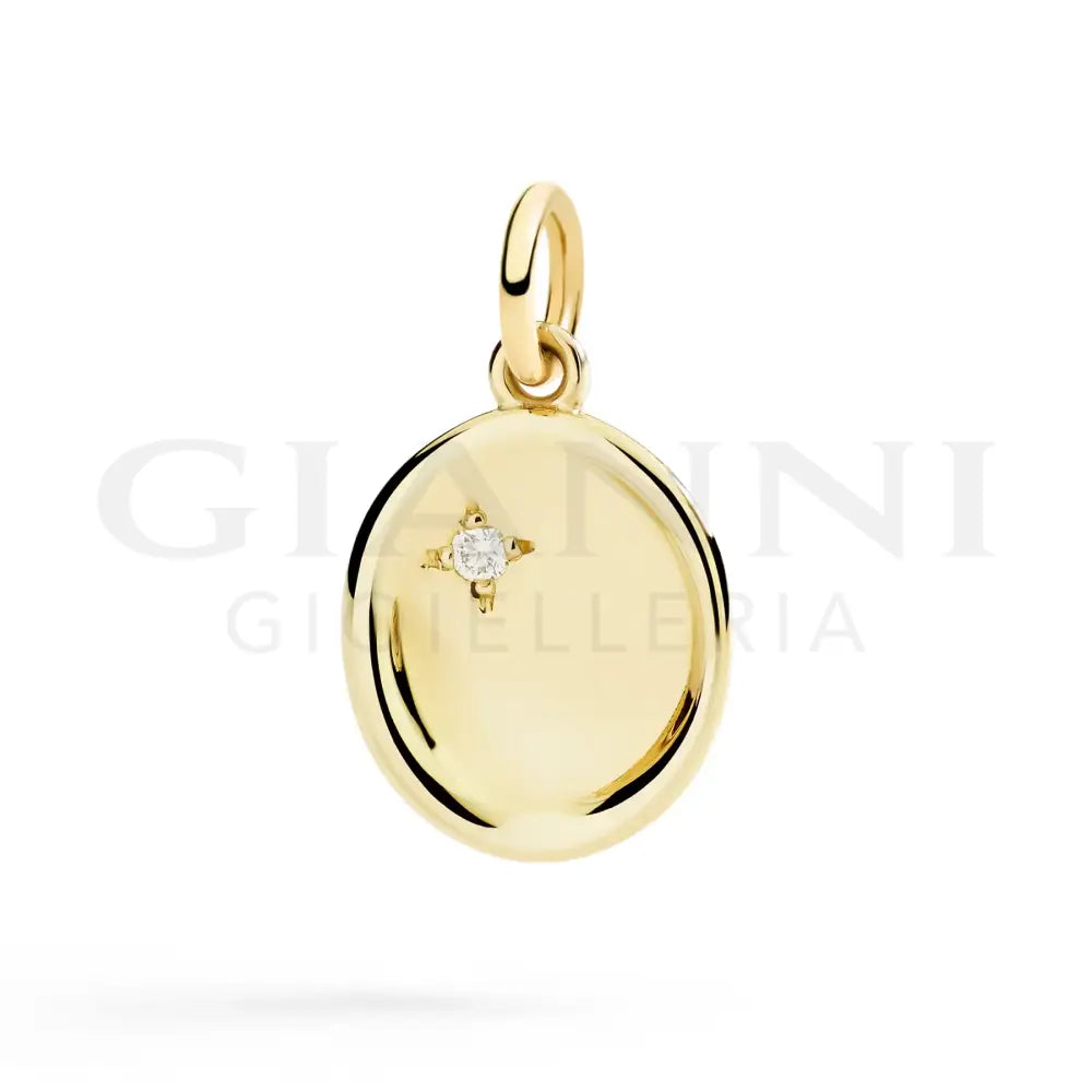 Ciondolo DoDo - Sigillo oro giallo & diamante bianco Charm