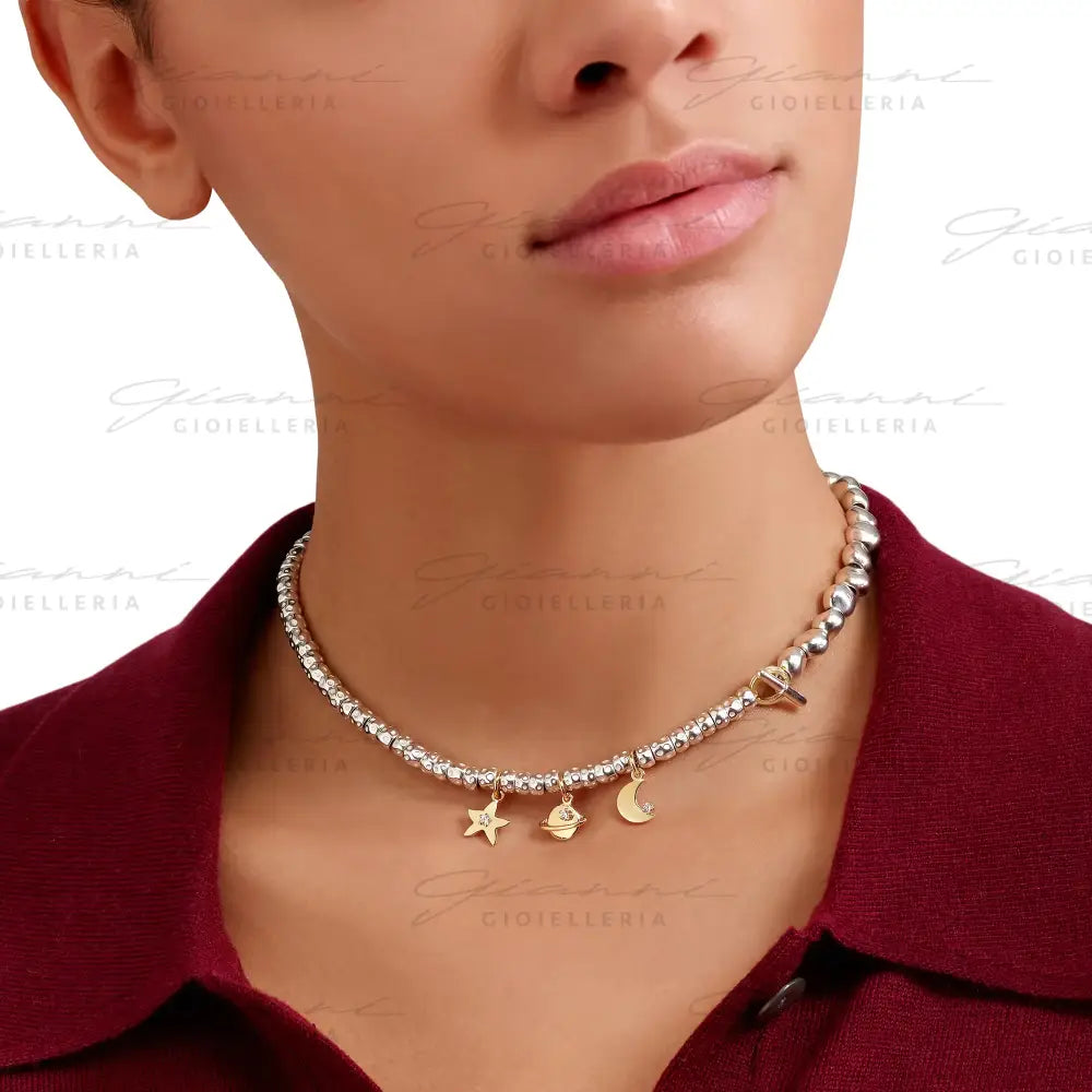 Ciondolo DoDo - Stellina oro giallo & diamante bianco Charm