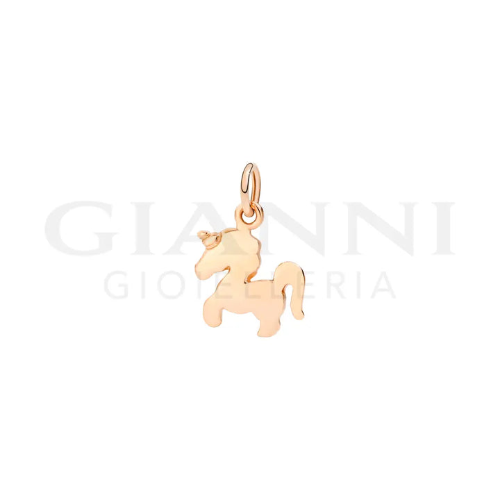 Ciondolo DoDo - Unicorno oro rosa Charm