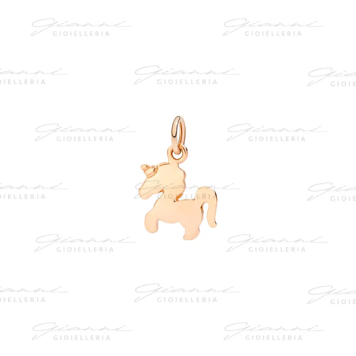Ciondolo DoDo - Unicorno oro rosa Charm