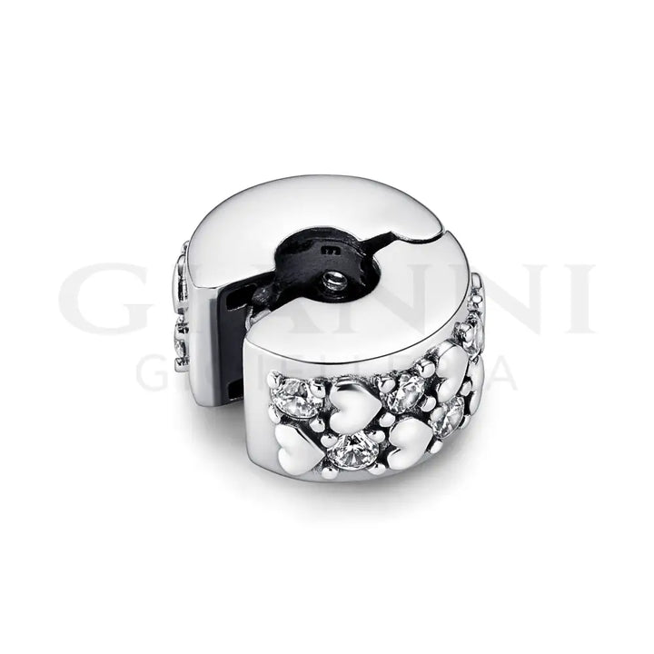 Clip Pandora - Cuori e Pietre Charm