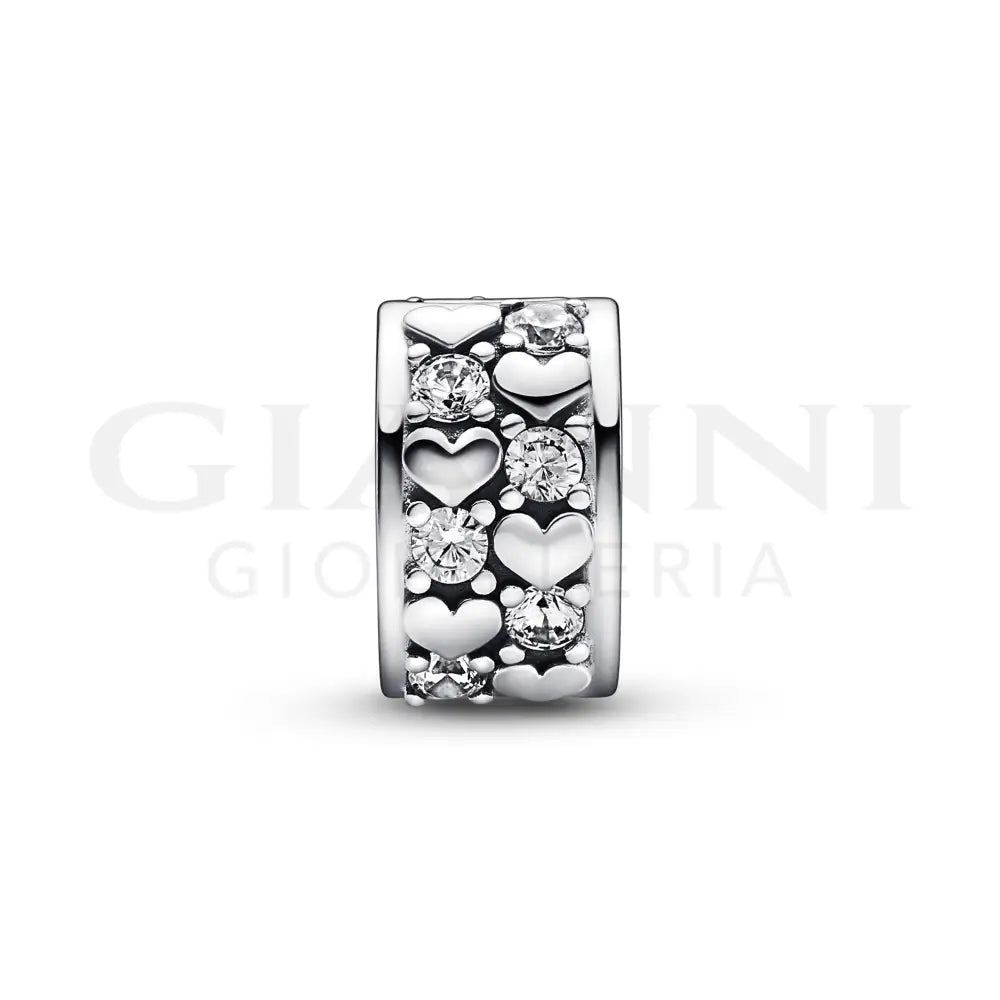 Clip Pandora - Cuori e Pietre Charm