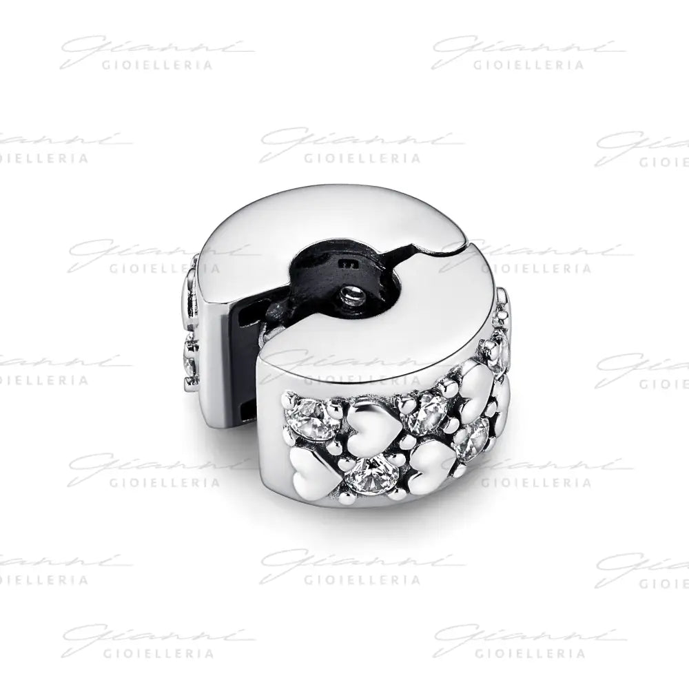 Clip Pandora - Cuori e Pietre Charm