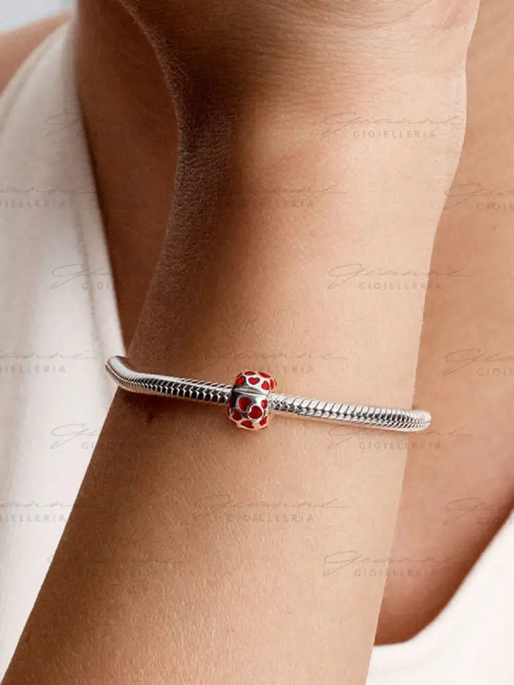 Clip Pandora - Cuori Rossi Charm