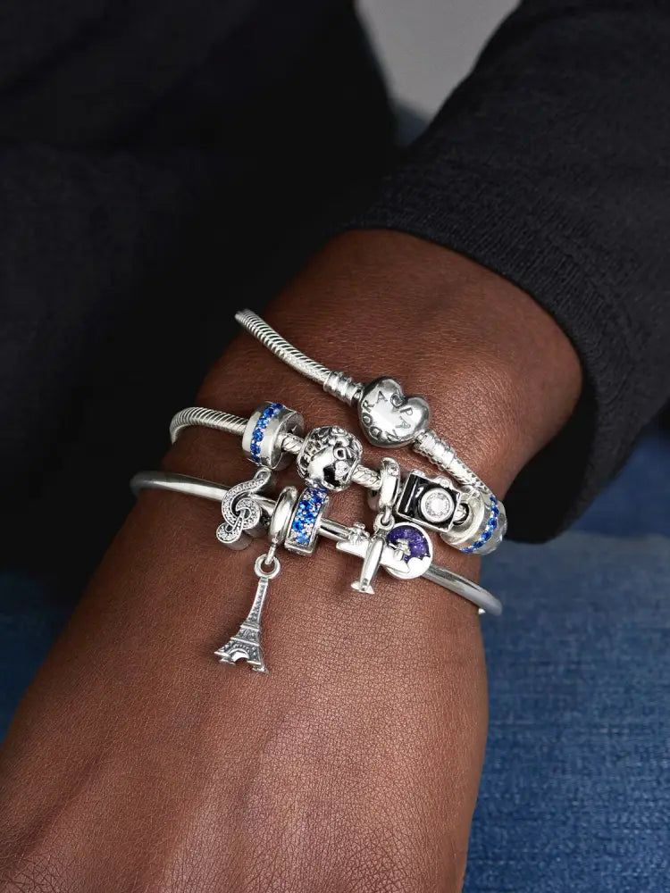 Clip Pandora - Pavè Blu Charm