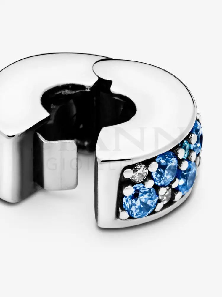 Clip Pandora - Pavè Blu Charm