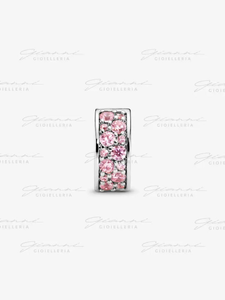 Clip Pandora - Pavè Rosa Charm