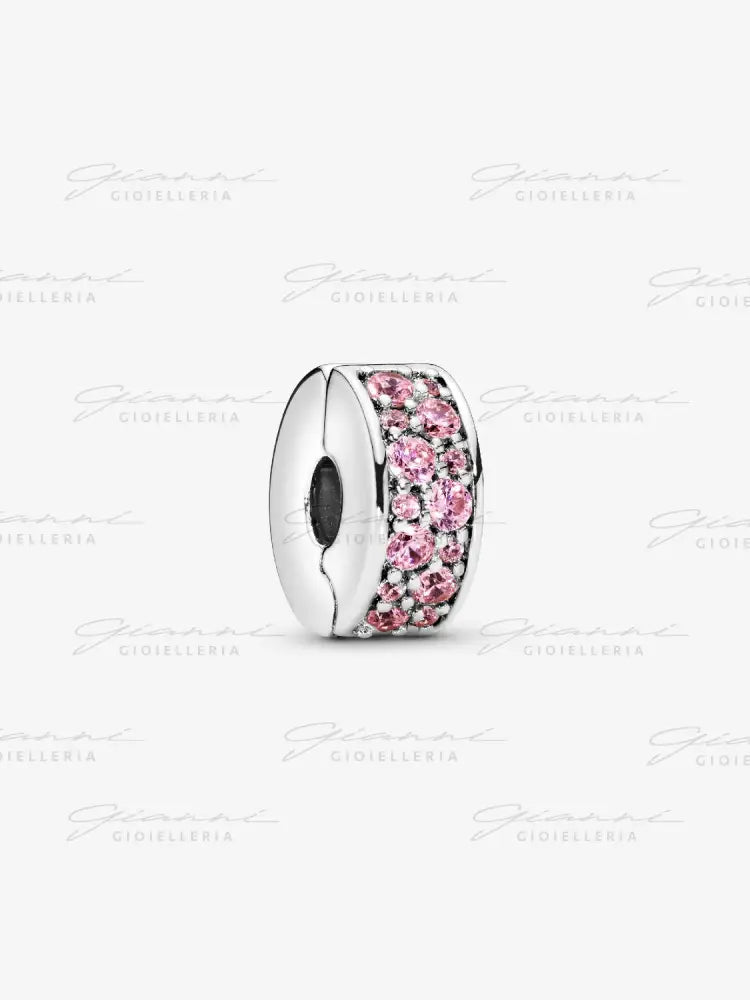 Clip Pandora - Pavè Rosa Charm