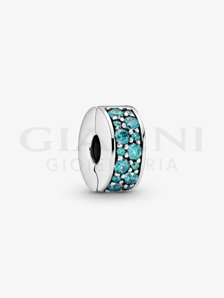 Clip Pandora - Pavè Turchese Charm