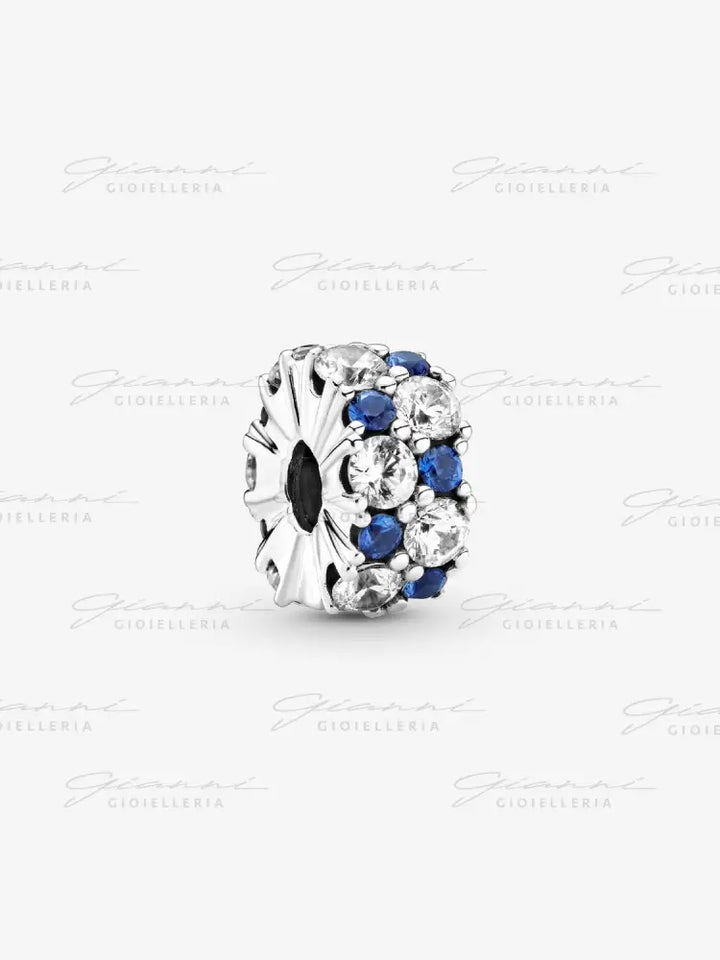 Clip Pandora - Pietre Blu Charm