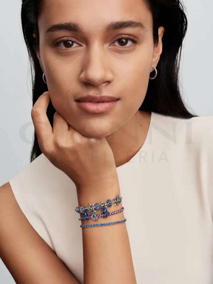 Clip Pandora - Pietre Blu Oceano - Charm