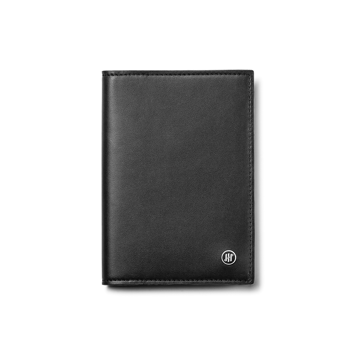 Portafoglio Montegrappa - Signet Series verticale, Pelle Liscia Nera