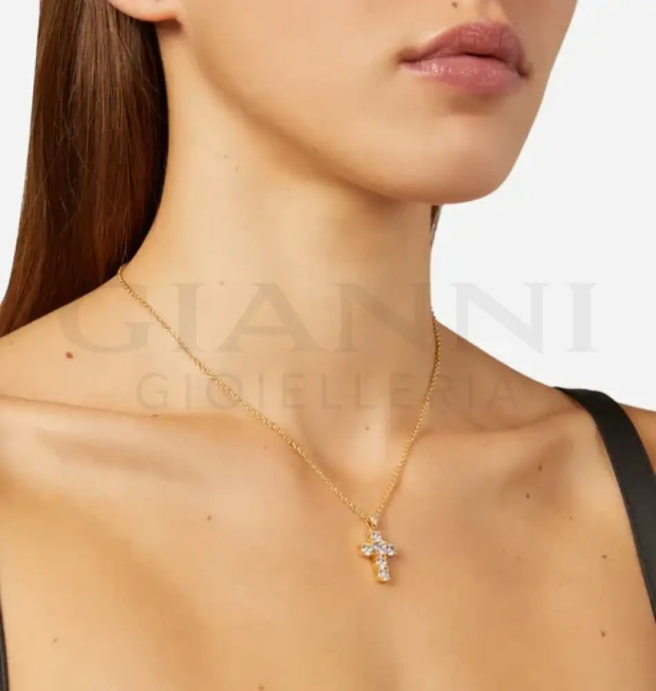 Collana Chiara Ferragni - Pendente Bold Cross Small - Collane