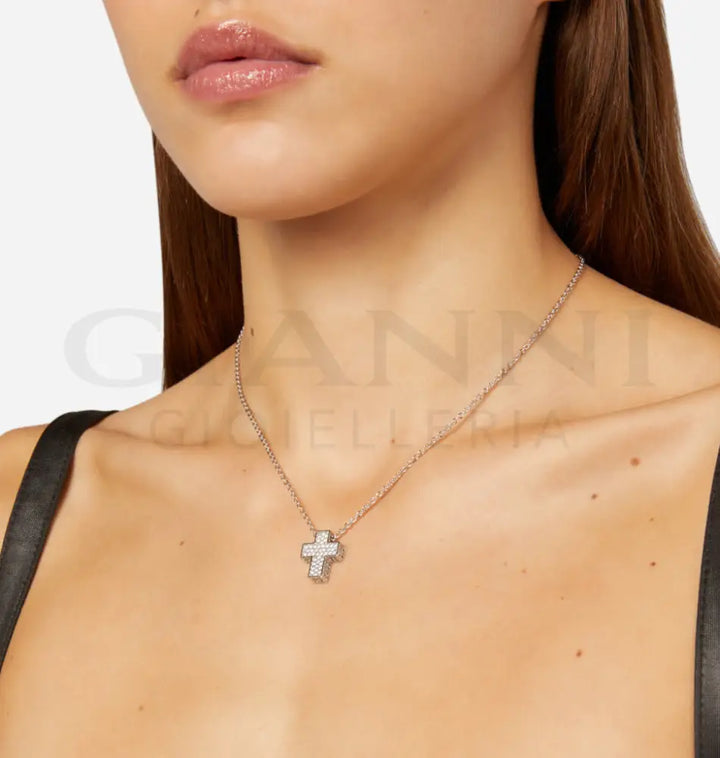 Collana Chiara Ferragni - Pendente Squared Cross Small - Collane