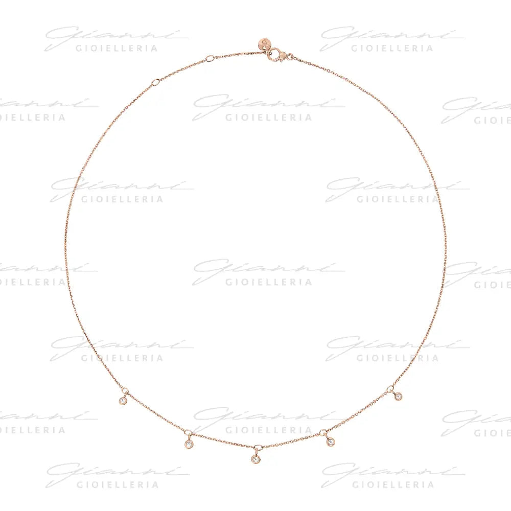Collana DoDo - Essentials Oro Rosa & Diamanti Collane