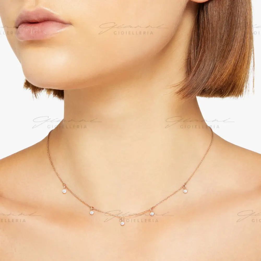 Collana DoDo - Essentials Oro Rosa & Diamanti Collane