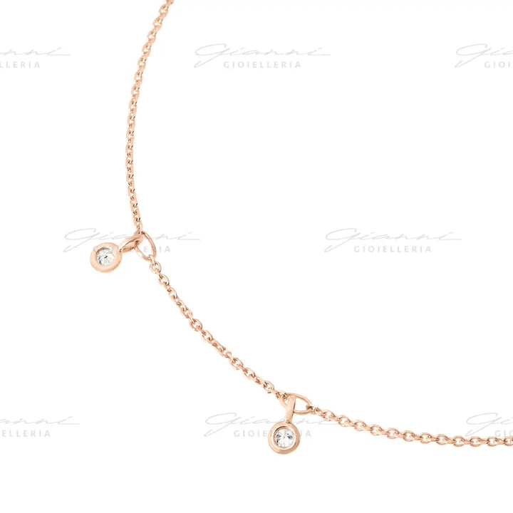 Collana DoDo - Essentials Oro Rosa & Diamanti Collane
