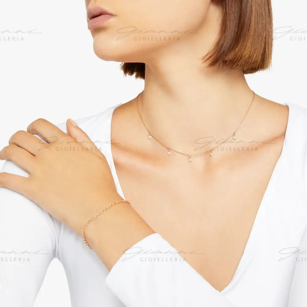 Collana DoDo - Essentials Oro Rosa & Diamanti Collane