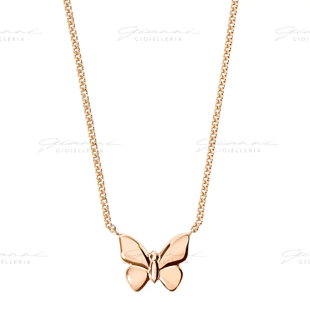 Collana DoDo - Farfalla Oro Rosa Collane