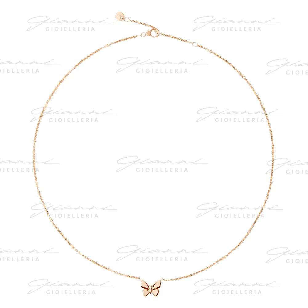 Collana DoDo - Farfalla Oro Rosa Collane