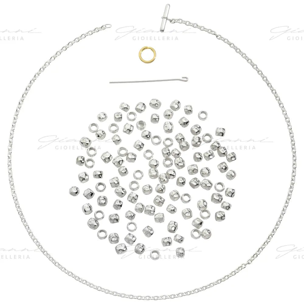 Collana DoDo - Granelli Argento Collane