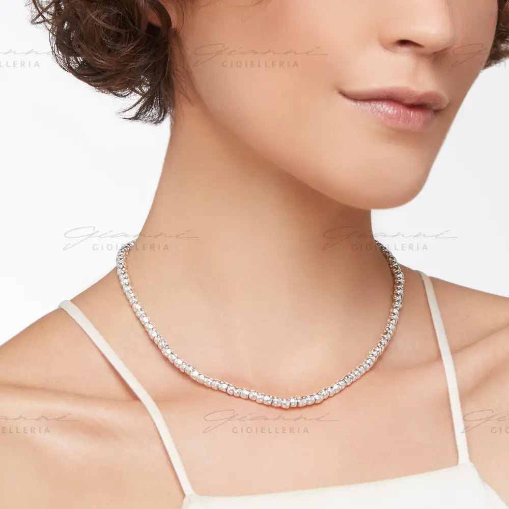 Collana DoDo - Granelli Argento Collane