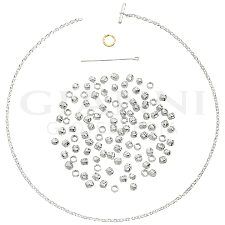 Collana DoDo - Granelli Argento Collane