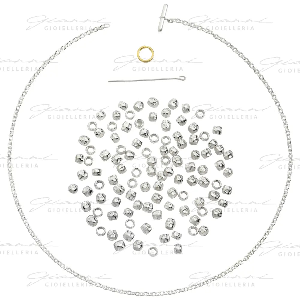 Collana DoDo - Granelli Argento Collane