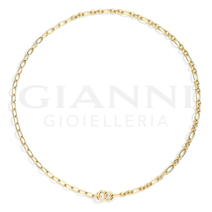 Collana DoDo - Maglie apribili argento dorato 50 cm Collane