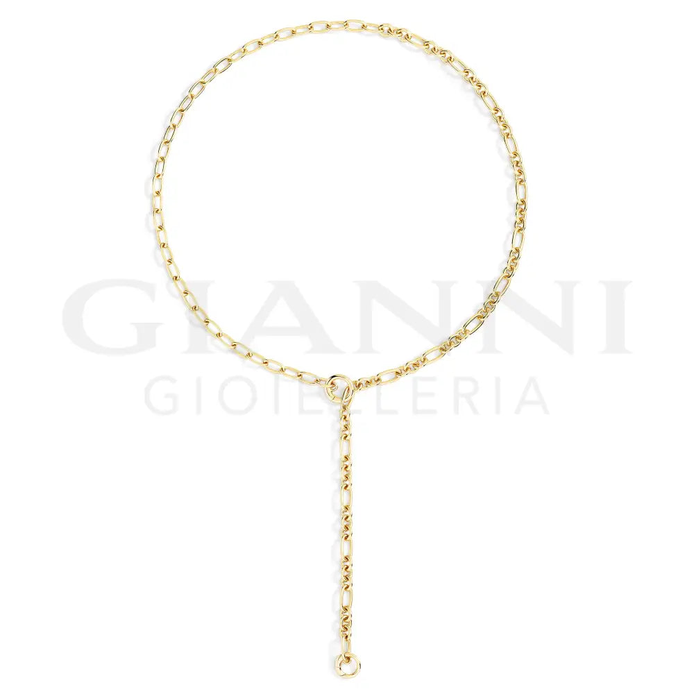 Collana DoDo - Maglie apribili argento dorato 50 cm Collane