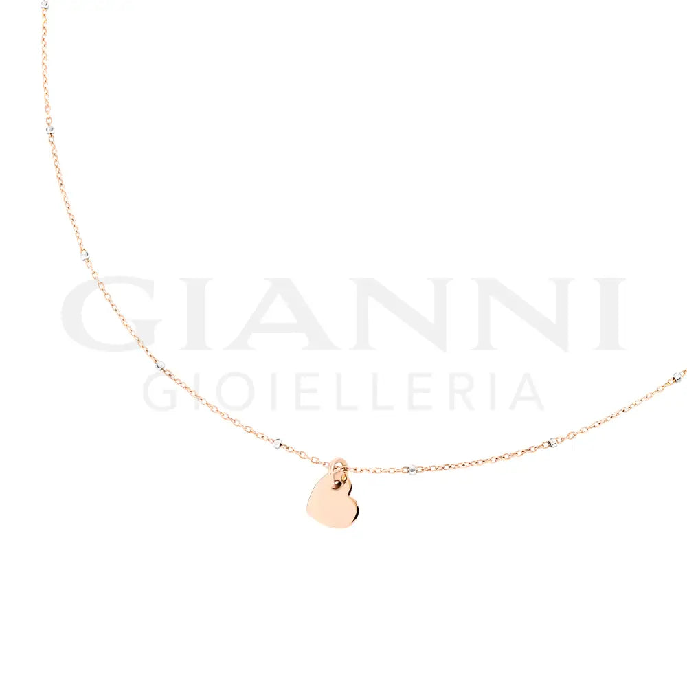 Collana DoDo - Mini cuore oro rosa Collane