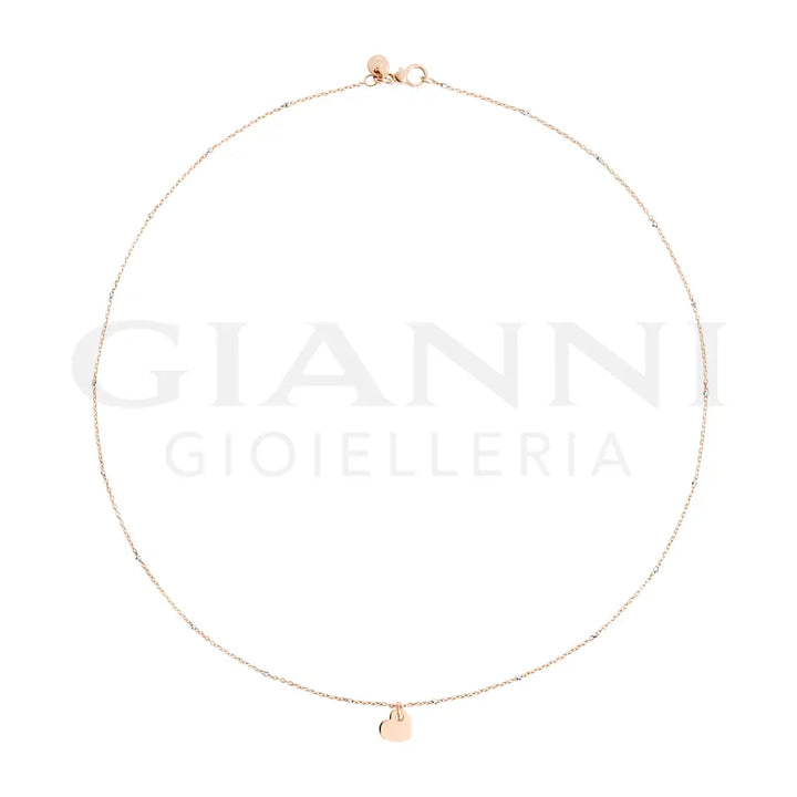 Collana DoDo - Mini cuore oro rosa Collane