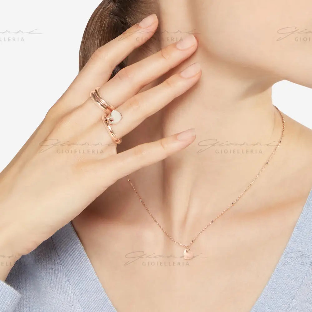Collana DoDo - Mini cuore oro rosa Collane