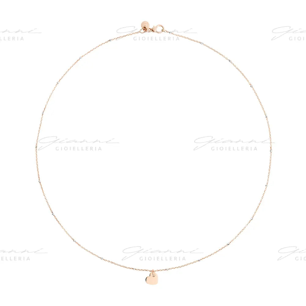 Collana DoDo - Mini cuore oro rosa Collane