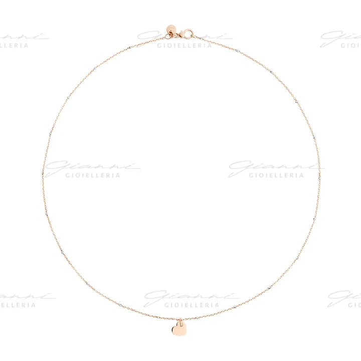 Collana DoDo - Mini cuore oro rosa Collane
