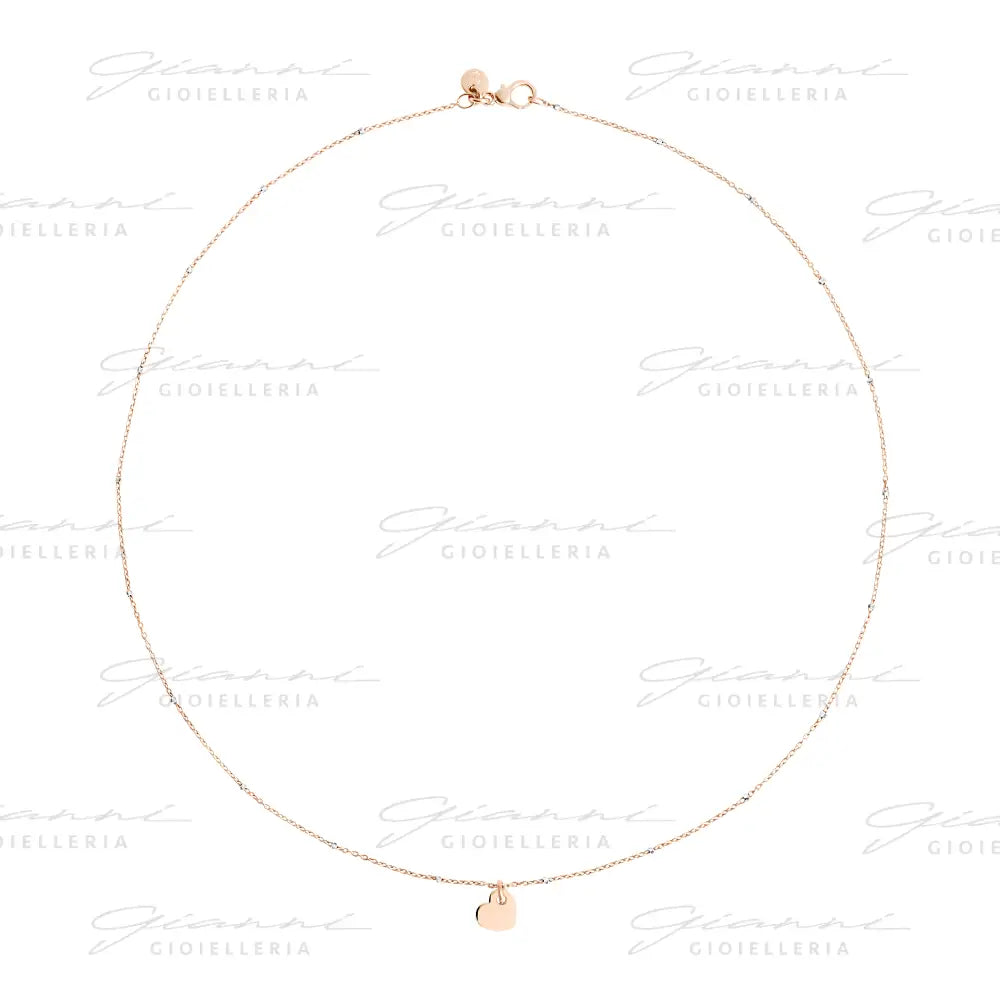 Collana DoDo - Mini cuore oro rosa Collane