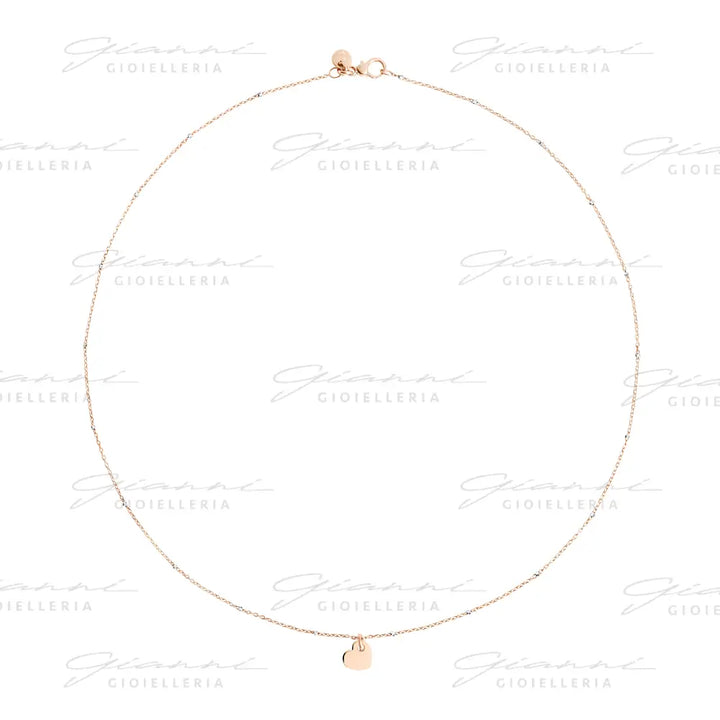 Collana DoDo - Mini cuore oro rosa Collane