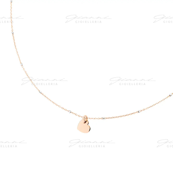 Collana DoDo - Mini cuore oro rosa Collane