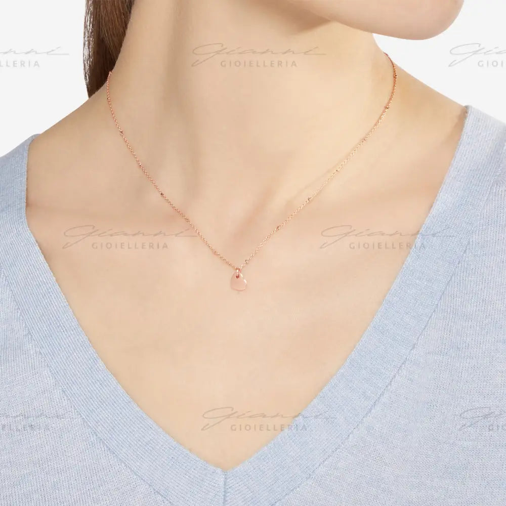 Collana DoDo - Mini cuore oro rosa Collane