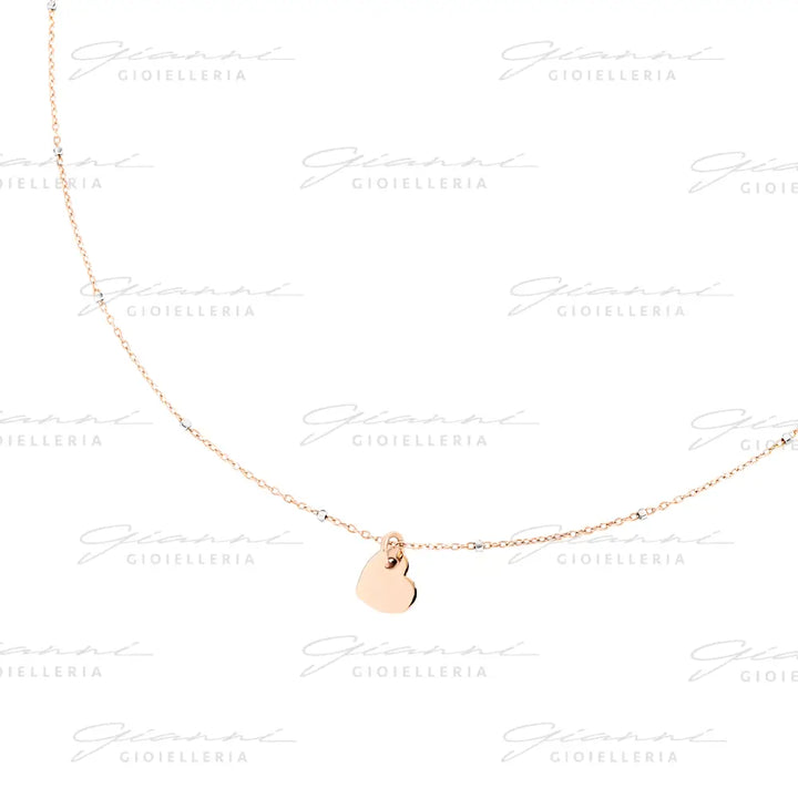 Collana DoDo - Mini cuore oro rosa Collane