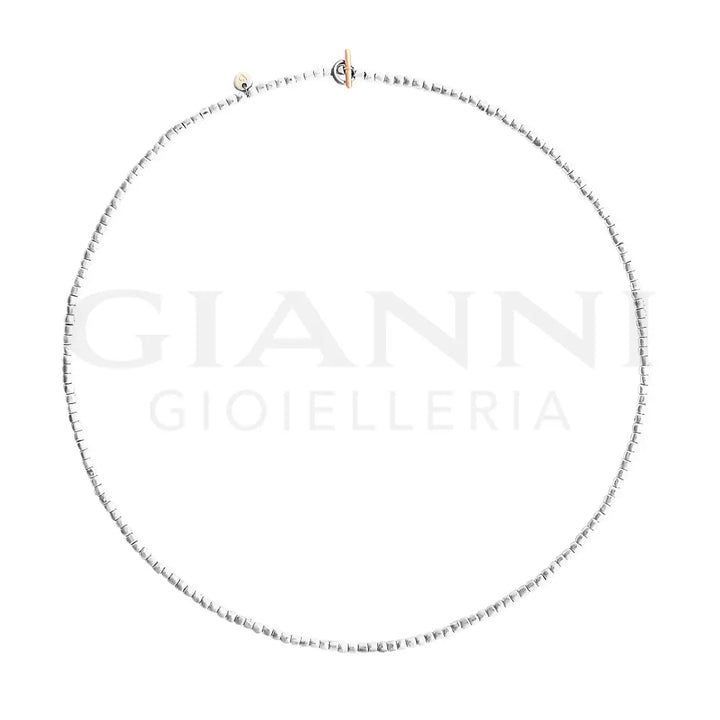 Collana DoDo - Mini granelli argento Collane