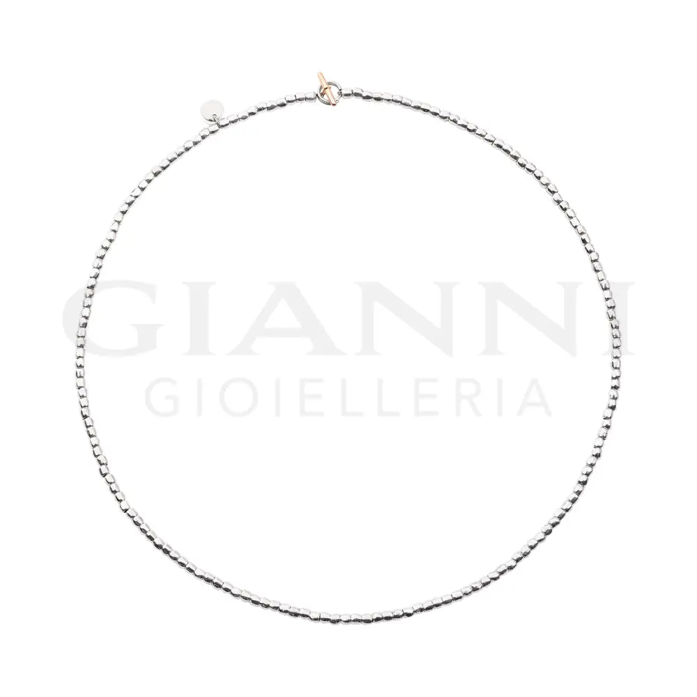 Collana Dodo - Mini Granelli Argento Collane
